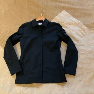 Ann Taylor LOFT Women's Jacket Coat Black Nylon Blend Size 2